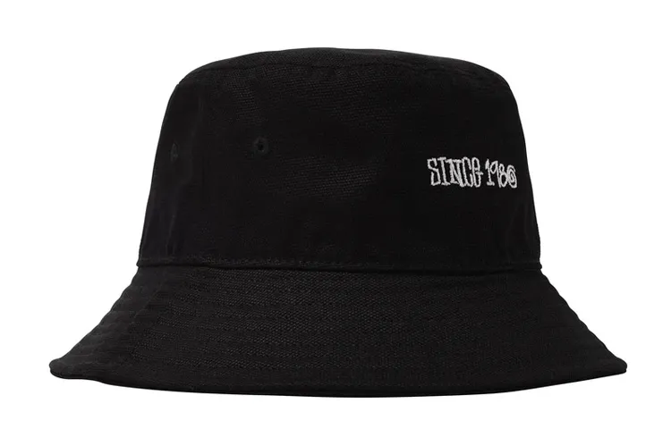 Stussy Canvas Wide Brim Bucket Hat