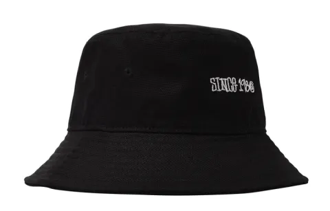 Stussy Canvas Wide Brim Bucket Hat