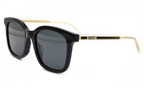GUCCI Square Sunglasses Men's Black