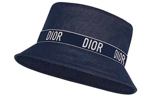 DIOR Bucket Hats Kids Marine Blue