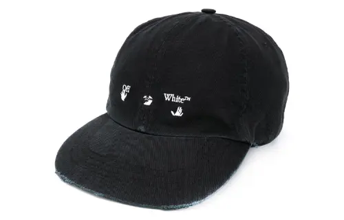 OFF-WHITE Baseball Caps Unisex Black