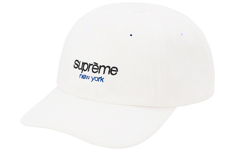 Кепка Supreme SS21 WEEK10 Classic Logo 6-Panel (черно-бело-желто-пурпурно-горчично-голубая) — фото 5