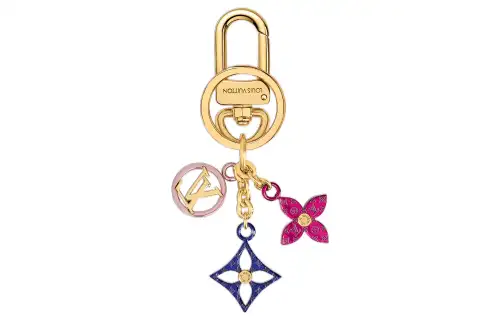 LOUIS VUITTON NANOGRAM Metal Keychains Women's