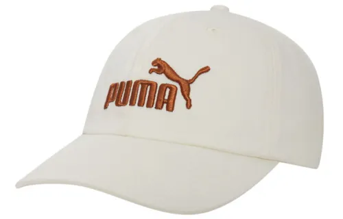 PUMA Cotton Baseball Caps Unisex Ecru