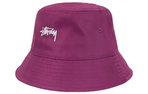 Stussy Bucket Hats Unisex Purple