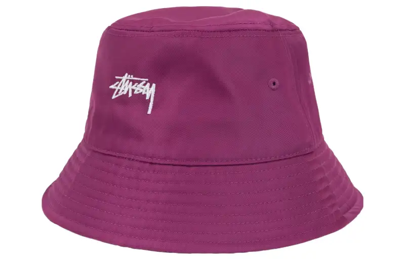 Stussy Bucket Hats Unisex Purple