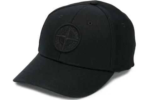 Stone Island Compass-embroidered cap