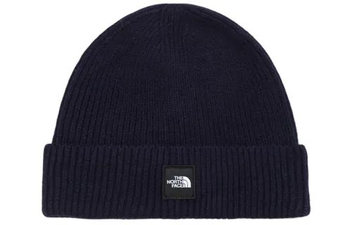 THE NORTH FACE Cotton Beanies Unisex Dark Blue