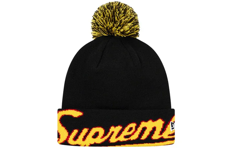 Supreme New Era Script Cuff Beanie
