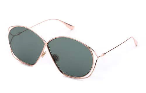 DIOR Metal Oval Sunglasses Women's