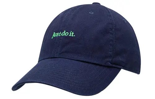 Nike Cotton Baseball Caps Unisex Obsidian Color