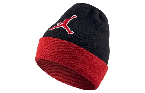 Jordan Beanies Unisex Black Red