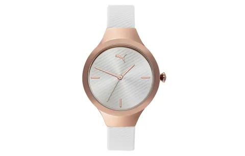 PUMA Wrist Watches Quartz Movement Silicone Strap White Dial Women's Watch