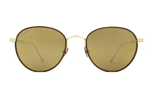 Cartier Sunglasses Unisex Gold