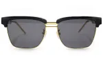 GUCCI Eyewear Half Rim Squared Sunglasses