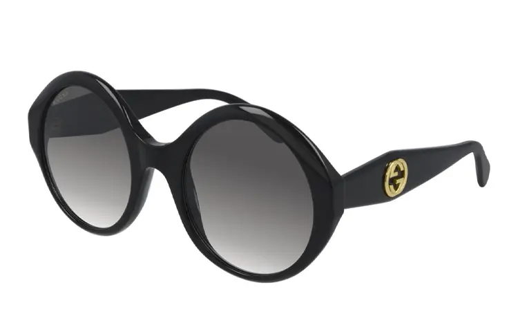 GUCCI Sunglasses Women's Black Gray Color
