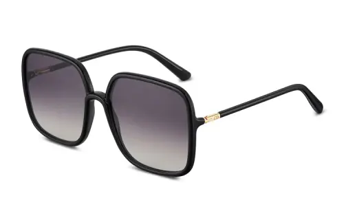 DIOR Square Sunglasses Unisex Black