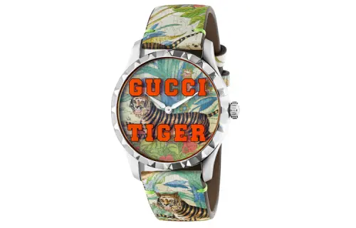 GUCCI G Timeles Collection Wrist Watches Quartz Movement Genuine Leather Strap 38mm Red Watch Dial Women's Watch