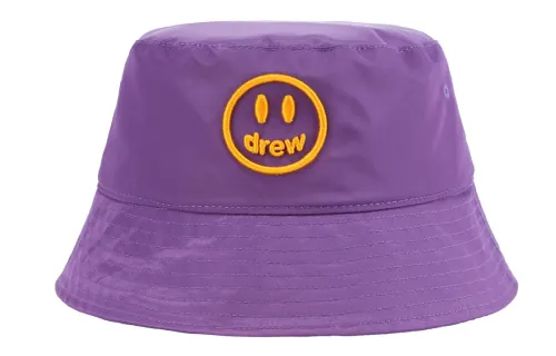 Drew House Cotton Bucket Hats Unisex Violet