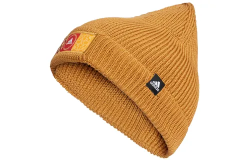 Adidas Polyester Beanies Unisex Yellow