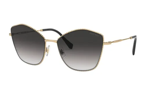 MIU MIU Sunglasses Women's Black/Gold