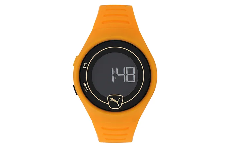 PUMA Wrist Watches Quartz Movement Rubber Strap 43mm Black Dial Unisex P5045