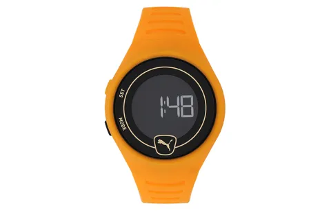 PUMA Wrist Watches Quartz Movement Rubber Strap 43mm Black Dial Unisex P5045