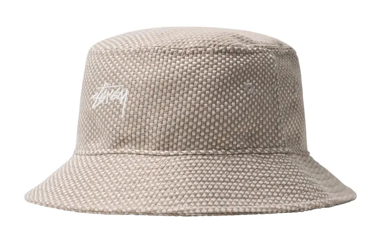 Stussy Bucket Hats Unisex Ecru