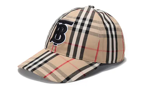 Burberry Logo Embroidered Print Baseball Cap