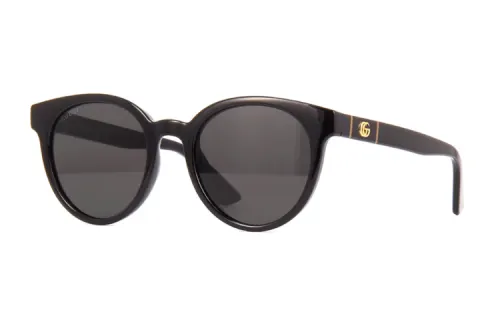 GUCCI Round Sunglasses Women's Dark Gray