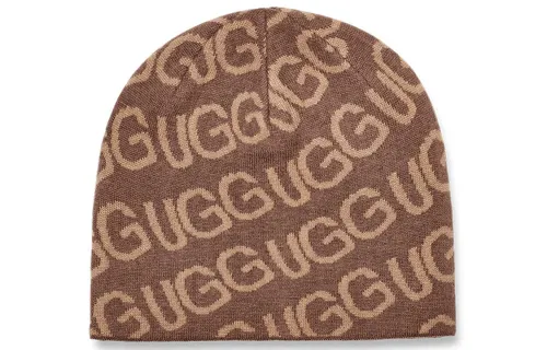 UGG Wool Blend Beanies Unisex Chestnut