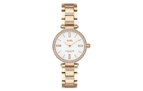 COACH PARK European/US Watches Quartz Movement Steel Strap White Dial Women's Watch