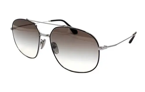 PRADA Aviator Sunglasses Men's Black Silver