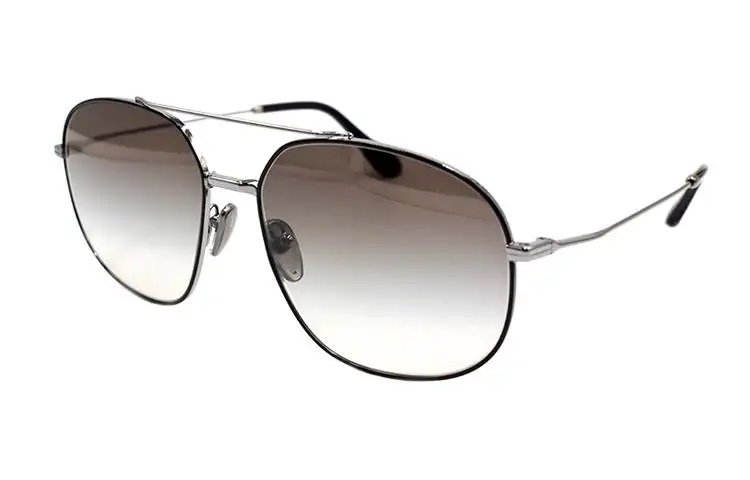 PRADA Aviator Sunglasses Men's Black Silver