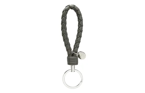 Bottega Veneta Sheepskin, Brass Keychains Unisex