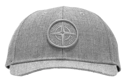 STONE ISLAND Baseball Caps Unisex Gray