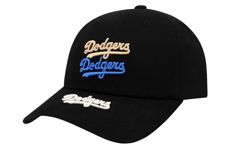 MLB Cotton Baseball Caps Unisex Black