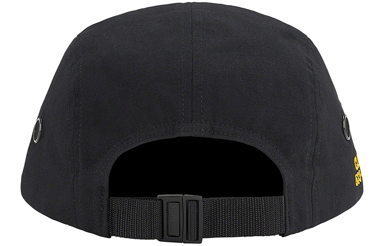 Головной убор Supreme SS21 WEEK 13 Military Camp Cap (черно-зелено-камуфляжный) — фото 9