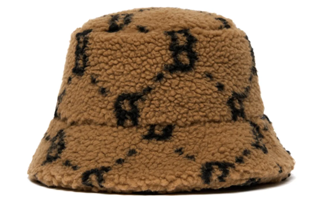 MLB Polyester Bucket Hats Unisex Brown