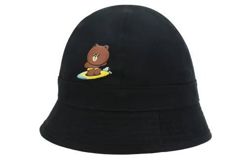 Li Ning X LINE FRIENDS LINE FRIENDS Bucket Hats Unisex Black