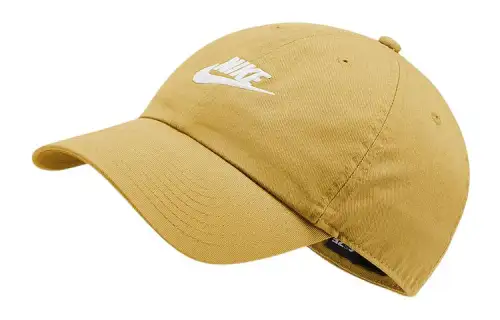 Nike Cotton, Polyester Baseball Caps Unisex Yellow