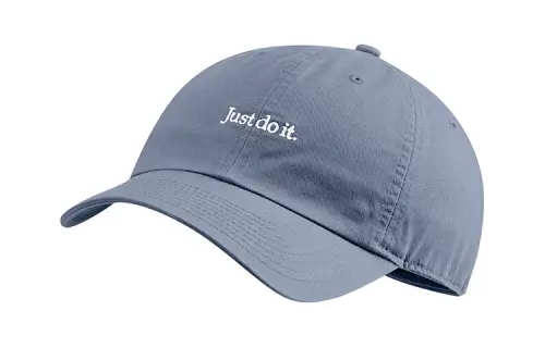 Nike Cotton Baseball Caps Unisex Blue