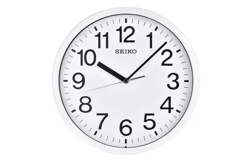 Japanese Seiko 12-inch clock modern simple home living room bedroom digital creative wall clock QXA756W