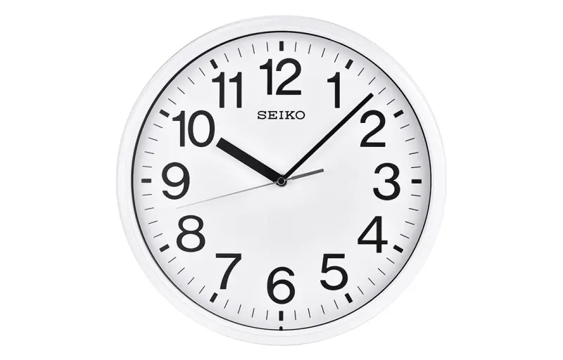 Japanese Seiko 12-inch clock modern simple home living room bedroom digital creative wall clock QXA756W