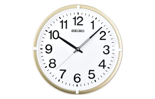 SEIKO Quartz Movement Plastic Wall Clock Unisex White QXA652G