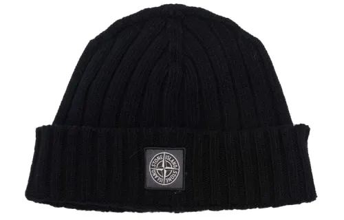 STONE ISLAND Logo Patch Beanie