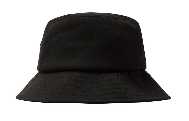 Панама Stussy BIG Logo TWILL BUCKET HATLogo (черная) — фото 3