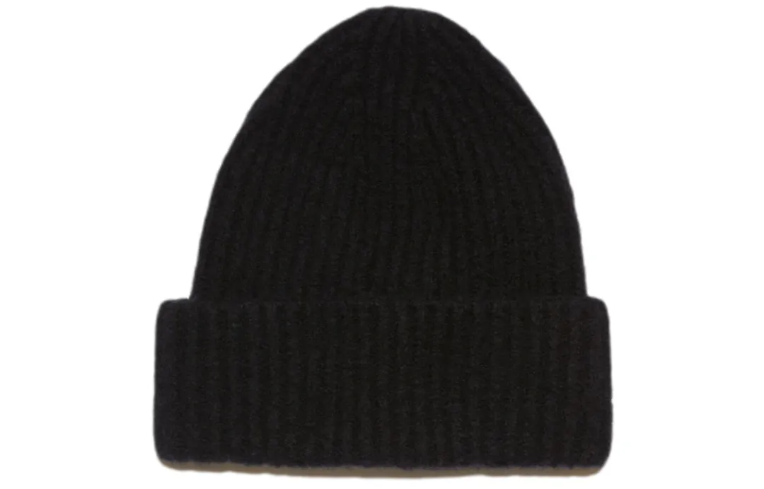Acne Studios Turn-Up Brim Detailed Rib-Knit Beanie