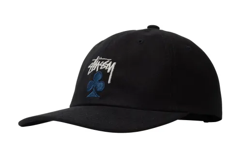Stussy Baseball Caps Unisex Black