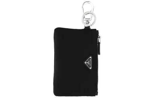Prada Saffiano leather badge holder